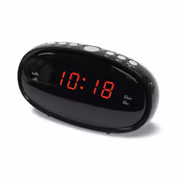 Denver CR-420, Horloge, Numérique, FM, LED, 1,52 cm (0.6"), Rouge