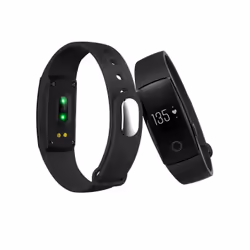 Denver BFH-12BLACK OLED Bracelet connecté 1,24 cm (0.49") Noir