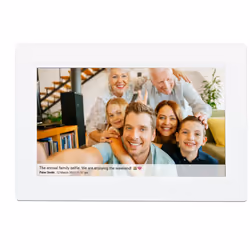 Denver PFF-1010WHITE MK2 cadre photos numériques Blanc 10.1" Tactile Wifi
