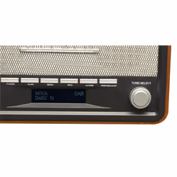 Denver DAB-18 Radio portable Personnel Analogique et numérique Noir, Gris - Vue supplémentaire 4
