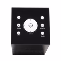 Denver CRD-510 Horloge Analogique et numérique Noir, Métallique