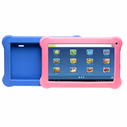 Denver TAQ-10383KBLUE/PINK, 25,6 cm (10.1"), 1024 x 600 pixels, 16 Go, 1 Go, Android 8.1 Go edition, Noir, Bleu, Rose