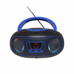 Denver TCL-212BT BLUE, 1,19 kg, Noir, Bleu, Lecteur CD portable