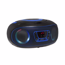Denver TCL-212BT BLUE Lecteur de CD Lecteur CD portable Noir, Bleu - Vue supplémentaire 4