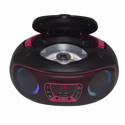 Denver TCL-212BT PINK Lecteur de CD Lecteur CD portable Noir, Rose