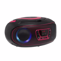 Denver TCL-212BT PINK Lecteur de CD Lecteur CD portable Noir, Rose - Vue supplémentaire 4
