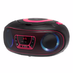 Denver TCL-212BT PINK Lecteur de CD Lecteur CD portable Noir, Rose - Vue supplémentaire 5