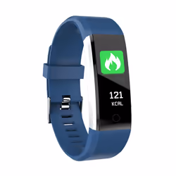 Denver BFH-16 TFT Bracelet connecté 2,44 cm (0.96") IP67 Noir, Bleu