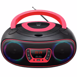 Denver TCL-212BTC Lecteur de CD Lecteur CD portable Couleurs assorties