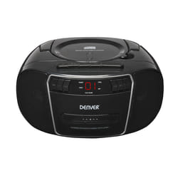Denver TCP-40 BLACK Lecteur de CD Lecteur CD portable Noir