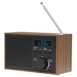 Denver DAB-46DARK GREY Radio portable Internet Analogique et numérique Noir, Marron