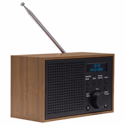Denver DAB-46DARK GREY Radio portable Internet Analogique et numérique Noir, Marron - Vue supplémentaire 5