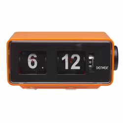 Denver CR-425 Radio portable Horloge Analogique et numérique Orange