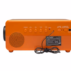 Denver CR-425 Radio portable Horloge Analogique et numérique Orange - Vue supplémentaire 5