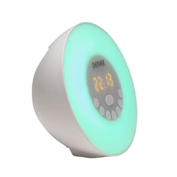 Denver CRLB-400 Radio portable Horloge Analogique Blanc