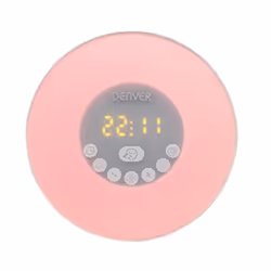 Denver CRLB-400 Radio portable Horloge Analogique Blanc - Vue supplémentaire 8