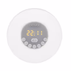 Denver CRLB-400 Radio portable Horloge Analogique Blanc - Vue supplémentaire 9