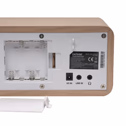 Denver DAB-30LIGHTWOOD Radio portable Personnel Numérique Bois