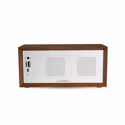 Denver BTS-210WHITE enceinte portable Enceinte portable stéréo Marron, Blanc 10 W