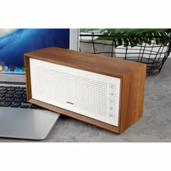Denver BTS-210WHITE enceinte portable Enceinte portable stéréo Marron, Blanc 10 W - Vue supplémentaire 4