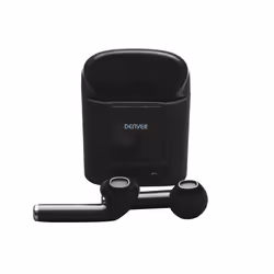 Denver TWE-36BLACKMK3, Sans fil, Appels/Musique, Casque, Noir