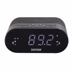 Denver CRQ-107 réveille-matin Réveil numérique Noir - Vue supplémentaire 6