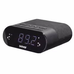 Denver CRQ-107 réveille-matin Réveil numérique Noir - Vue supplémentaire 7