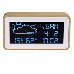 Denver WS-72 station météo numérique Bois LCD Batterie DC