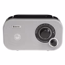 Denver TR-51W Personnel Analogique Blanc
