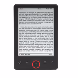 Denver EBO-635L, 15,2 cm (6"), E Ink Carta, 1024 x 758 pixels, CHM, DOC, DjVu, FB2, HTML, LRC, MOBI, PDB, PDF, RTF, TXT, ePub ...