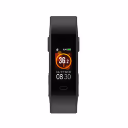 Denver BFH-19, Bracelet connecté, 2,44 cm (0.96"), 90 mAh, Imperméable, IP67, Noir