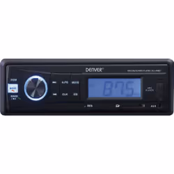 Denver CAU-444BT, Noir, 1 DIN, 28 W, 4.0 canaux, 7 W, Rotatif