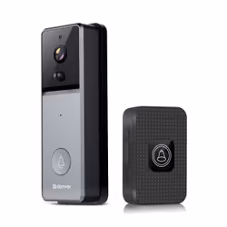 Denver VDB-216, Noir, Gris, IP4X, 166°, MicroSD (TransFlash), 2 MP, 1920 x 1080 pixels