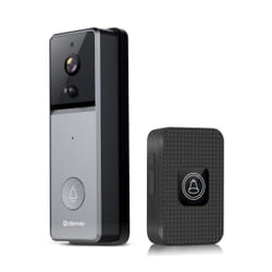 Denver VDB-216 Kit de sonnette de porte Noir, Gris