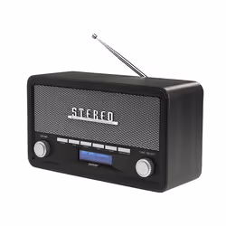 Denver DAB-18, Portable, Numérique, DAB+, FM, 4 W, LCD, Gris