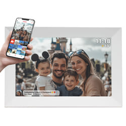 Denver PFF-1024WMK2 cadre photos numériques Blanc 25,6 cm (10.1") Écran tactile Wifi