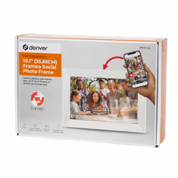 Denver PFF-1063WHITE cadre photos numériques Blanc 25,6 cm (10.1") Écran tactile Wifi - Vue supplémentaire 7