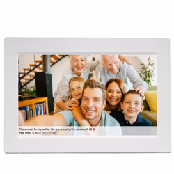 Denver PFF-1015W cadre photos numériques Blanc 10.1" Tactile Wifi - Vue supplémentaire 10