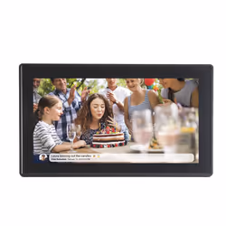 Denver PFF-1514B, 39,6 cm (15.6"), 1920 x 1080 pixels, IPS, JPEG, 8 Go, MicroSD (TransFlash)