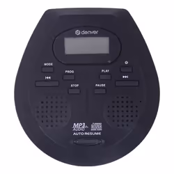 Denver DMP-395B, Noir, Lecteur CD portable