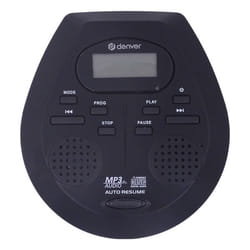 Denver DMP-395B Lecteur CD portable Noir