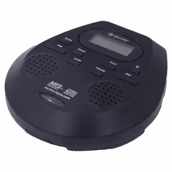 Denver DMP-395B Lecteur CD portable Noir