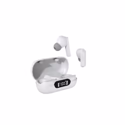 Denver TWE-40, True Wireless Stereo (TWS), Appels/Musique, 76 g, Casque, Blanc
