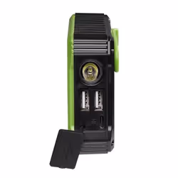 Denver PSO-10012 banque d'alimentation électrique Lithium Polymère (LiPo) 10000 mAh Noir, Vert clair - Vue supplémentaire 10