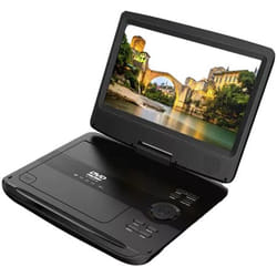 Denver MT-1097 Lecteur DVD/Blu-Ray portable Lecteur DVD portable Dessus de table 10" Noir