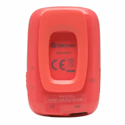 Denver MPS-316R lecteur et enregistreur MP3/MP4 Lecteur MP3 16 Go Métallique, Rouge, Blanc