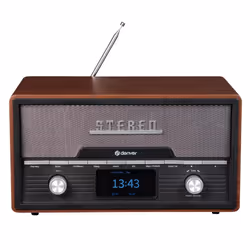 Denver MDA-525DW, 3,18 kg, Bois, Lecteur CD personnel