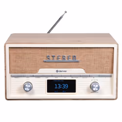 Denver MDA-525LW, 3,18 kg, Bois, Lecteur CD personnel
