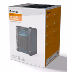 Denver WRD-60 Radio portable Noir, Bleu - Vue supplémentaire 5