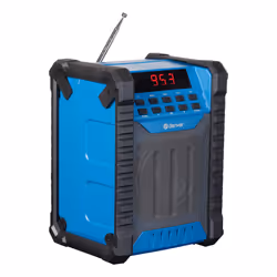 Denver WRB-60 transmetteur FM Bluetooth Bleu, Gris